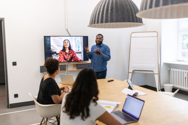 Board portal solutions for in person and virtual Hybrid Board Meetings.